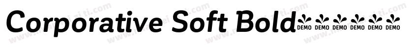 Corporative Soft Bold字体转换